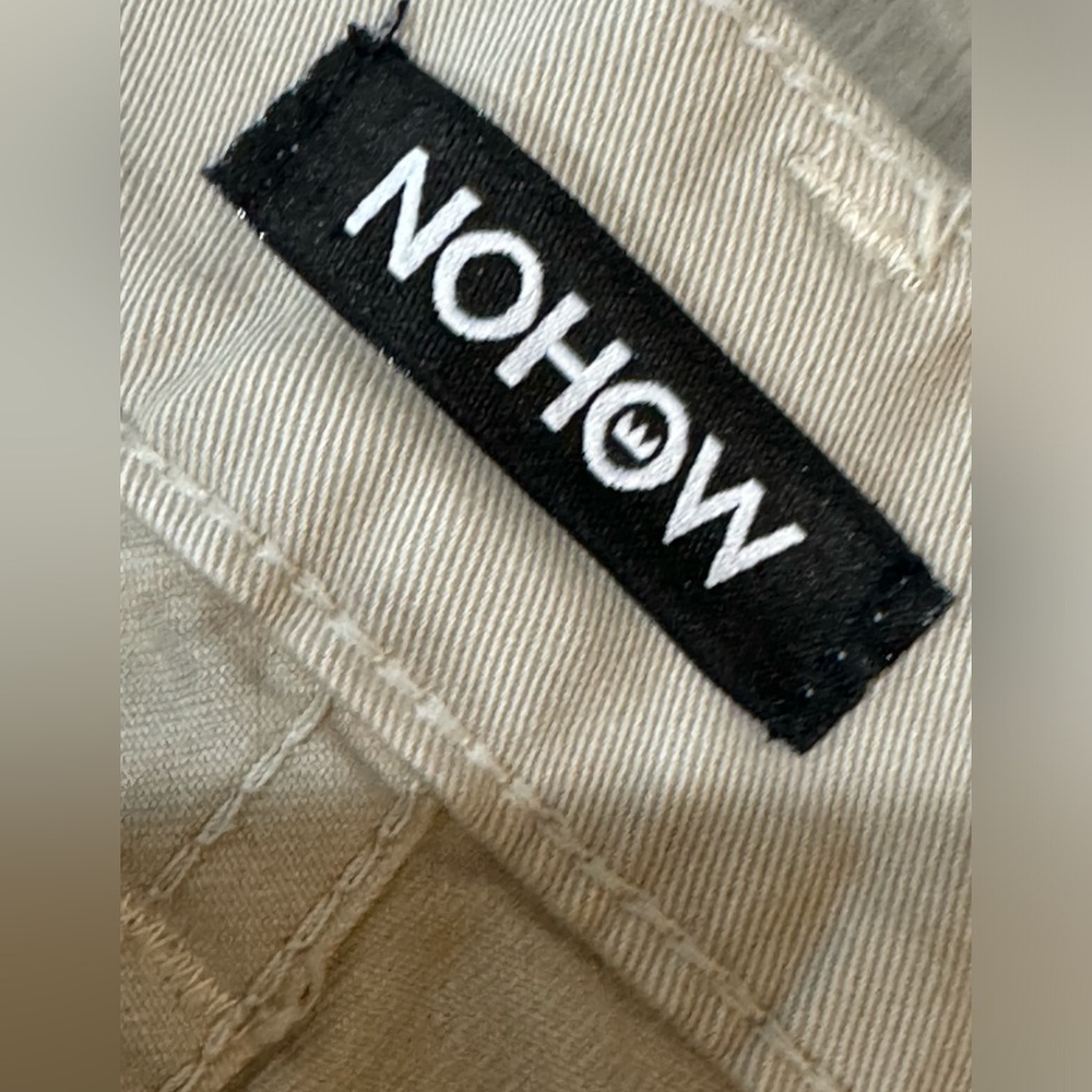 Nohow Men’s Beige tapered Pants NWT - Picture 4 of 6